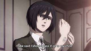 Mikasa Ackerman finds out she s the royal descendent of Hiruzu   Attack on Titan Last Final Season 4