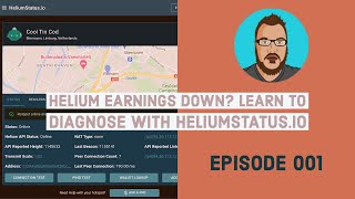 Helium Hotspot Earnings Down? Diagnose with HeliumStatus.io