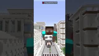 Superhero Herobrine in Minecraft 🤯...#shorts #minecraft #herobrine