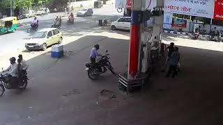 Ford Ecosports Accident, Crash into petrol pump , one died , 3 heavily injured