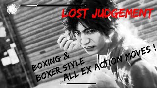 Lost Judgment - Boxing & Boxer Style (DLC) - All EX Actions (Heat Moves) | Xbox Series S/X & PS 5