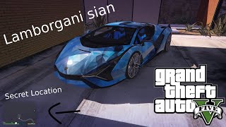 Lamborghini Sian Secret Location || GTA5 [ Hidden Location ]