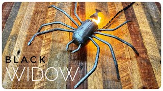 Black Widow Spider Light | Industrial Style Lamp