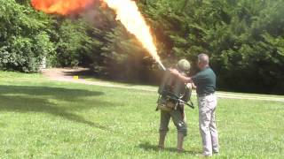 flame thrower demo june7 2014 part1