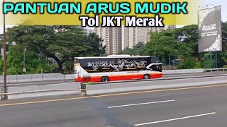 Pantauan arus Mudik ♨️ situasi terkini Tol JKT Merak di lebaran terpantau sepi