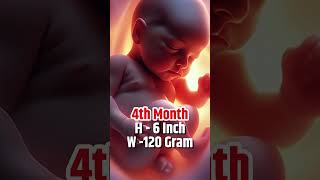 प्रेगनेंसी में 1 से 9 महीने की बच्चे की लम्बाई और वजन( Baby Growth 0 to 9 Months)