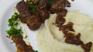 #meatballs#mashbotato كرات اللحم الي كلنا بنحب نكلها من ايكيا مع بطاطس مهروسة روعة