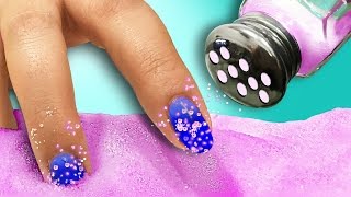 HACK: DIY POWDER to LIQUID NAIL POLISH?!