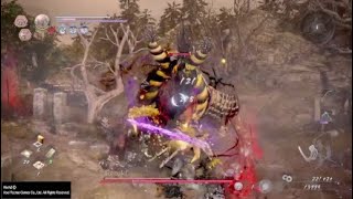 Nioh 2 (PS4) Gozuki Boss Fight (Boss #3) - Solo