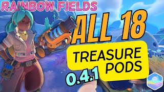 All 18 Treasure Pods RAINBOW FIELDS - Slime Rancher 2 Guide