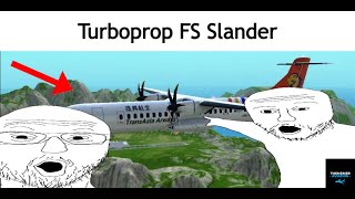 turboprop flight simulator slander (real)