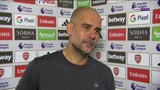 Pep Guardiola Post Match Interview | Arsenal Vs Manchester City 1-0 |