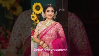 My Work || non Bengali bridal look #shorts #shortviral #shortfeed #bridal #partyeyemakeup