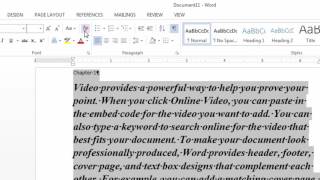 Clear all Settings / Formats in Microsoft Word - Start with Clean Page