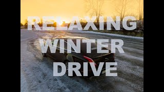 DASHCAM: Relaxing drive at Winter | CaptainsVoyage