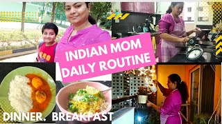 Indian Mom Daily Routine🤷 | Quick Poha | Egg Masala Recipe | Hindi Vlog | Quick Dinner | Anda Curry