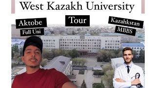 Vlog 31|West Kazakh Medical University|Full Video Uni Tour|MBBS|Aktobe|KZK|To be Doctor’s😇💖|WKMU|