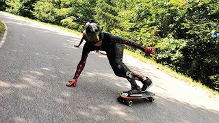 Longboard Downhill Kozakov Run - Davis and Dane