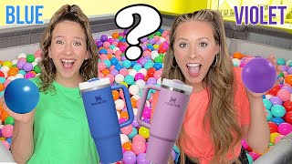 BALL PIT CHOOSES WHAT COLOR STANLEY WE BUY & WHAT WE FILL IT WITH 🌈😱