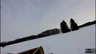 Theo and Henry Tobogganing