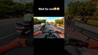 Wait for end 😂🤣#yamahamt15lovers #rider #mt15riders #hyperride