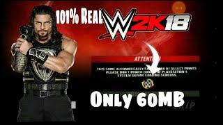 WWE 2k18 for android 100% working