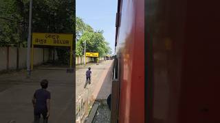 Flying Speed Kumbh Express Skip Belur Station #shorts #viral