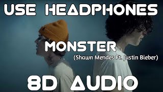 Monster - 8D Audio | Shawn Mendes , Justin Bieber | Latest English Song