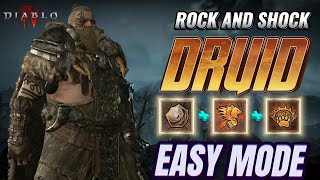 NEW S TIER META ROCK AND SHOCK DRUID BUILD|EASY MODE|-DIABLO 4