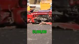 World’s Most Expensive Car Crash