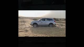 Stuck Ford Endeavour recovery in Slo-mo from FINDERS Desert Escape to Jaisalmer ( #Short )