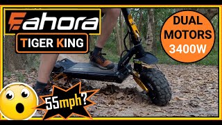 Dual Motor, Eahora Tiger King, 50+Mph E-Scooter **Teaser**