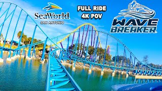 Wave Breaker: The Rescue Coaster Front Seat On-Ride 4K POV | SeaWorld San Antonio