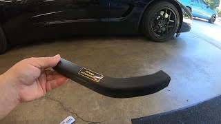 C5 Corvette SacCityCorvette Fangs Radiator Support Skids vs Brand X Installation