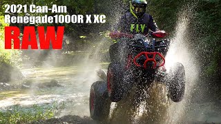 2021 Can Am Renegade X XC Test RAW