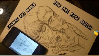 How To Draw | Fine Art | Face Sketch || Drawing Pencil Portrait Tutorial