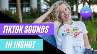 Editing TikTok videos with trending sounds with InShot #shorts