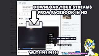 How To Download Your Facebook Videos Streams in HD (No Extra Software required)