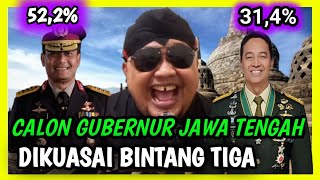 HASIL SURVEI PILGUB JAWA TENGAH DIKUASAI BINTANG TIGA | BINTANG EMPAT MAKIN KALAH