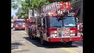 Bogota Fire Department Responding (Q-SIREN, AIR HORN)