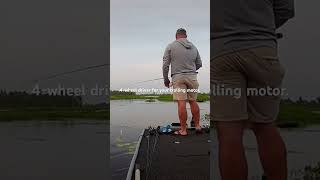 You need 4x4 for your trolling motor. #video #fishing #bassfishing #short #fyp #viral  #bass #fun