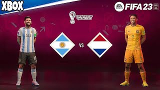 FIFA 23 - Argentina vs Holanda / Word Cup | Xbox™ [4K60]