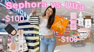 $100 at Sephora vs Ulta 🛍️🌟