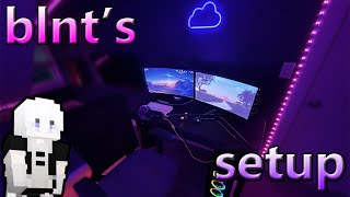 a potpvper's gaming setup (blnt setup tour)