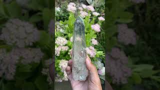 Chlorite quartz #gems #quartz #crystals #gem #gemstones #quartzcrystals #cherryquartz #quartzcrystal