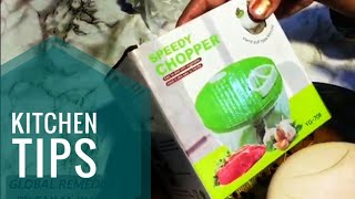 Easy Chopper for Kitchen Review - Global Kitchen Tips | Food Secrets by Saima