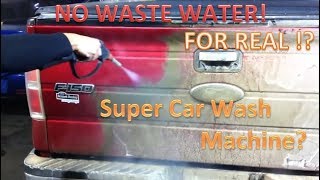 "No waste water" Car Wash Machine (Porsche Panamera, F150)