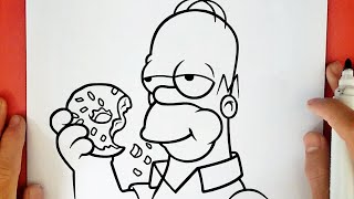 WIE ZEICHNET MAN HOMER SIMPSON