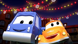 Tom the Tow Truck - चक ऐन्ड द क्रिसमस इलूमनेशन -  Car city 🚗Cartoon in Hindi - Truck Cartoons Kids