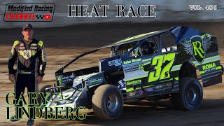 Fired up and ready!  Heat race onboard with Gary Lindberg at Ransomville #2024